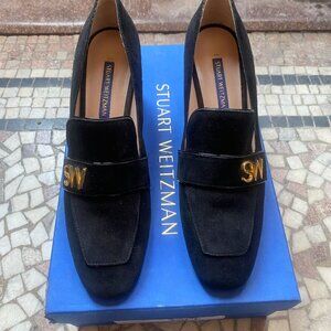 Stuart Weitzman Women's Block Heel Loafers